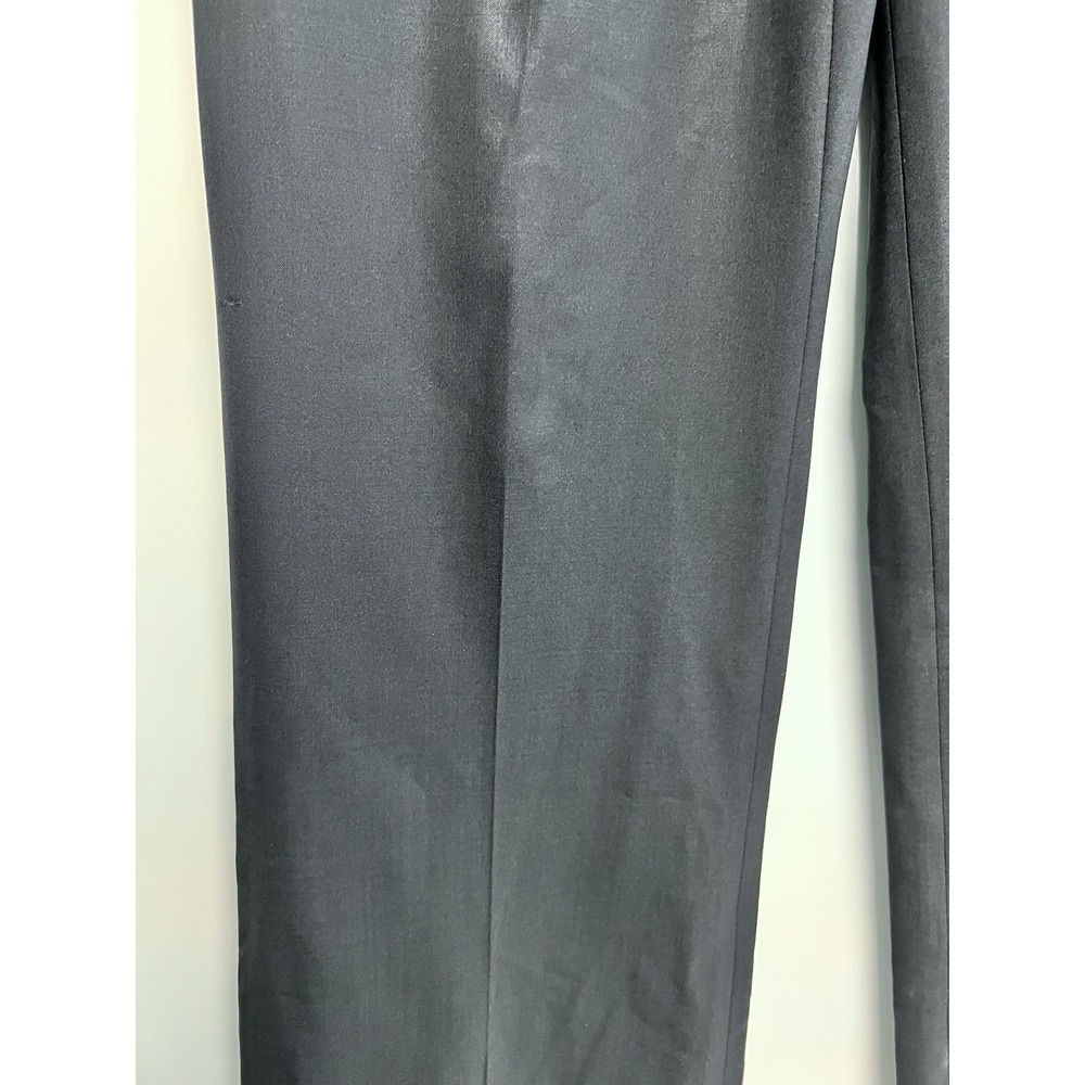 Theory Emery Tailor Womens Trousers Wide Leg Pants Sz 2 Wool Blend Preppy - Picture 10 of 13
